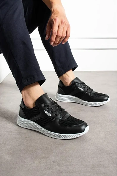 Erkek Sneaker Fileli Günlük Rahat Ayakkabı - 3