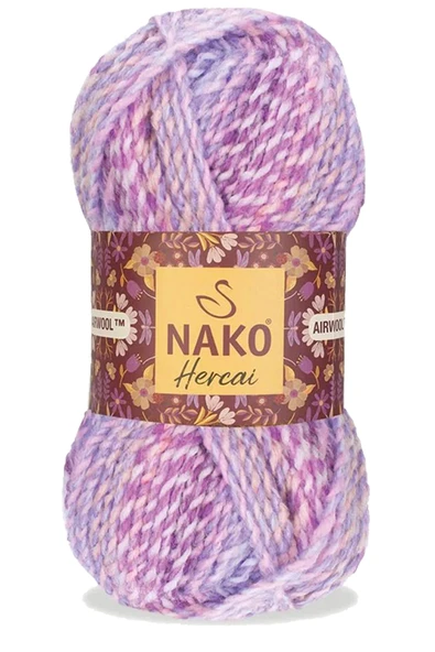 LitaeTrend 5 Adet Hercai Ebruli Hırka Kazak Atkı Bere El Örgü İpi Yünü 28165 - 2