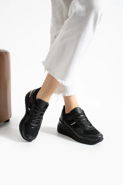 Kadın Yüksek Günlük Ayakkabı - Resim 8