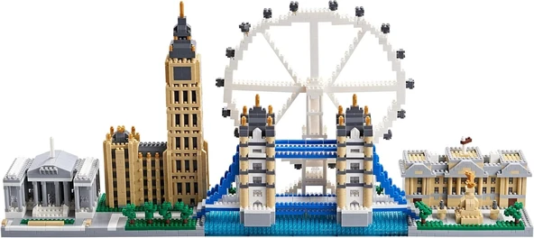 Kadablk Londra Skyline Koleksiyonu, Landmark Modeli, Mini - 3430 Parça
