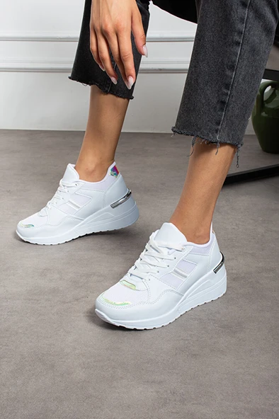 Kadın Yüksek Günlük Ayakkabı - Resim 3