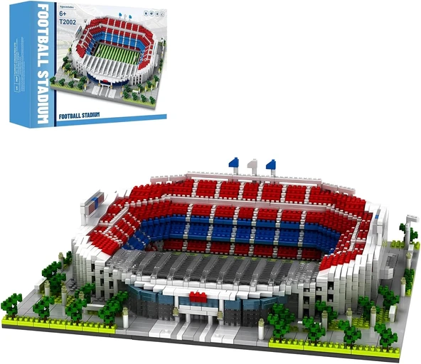 CAXIMSY Futbol Stadyumu Yapı Taşları Setleri, Futbol Mimarisi - 3500+ Parça