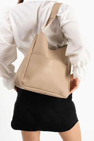 Kadın Geniş Hacimli Omuz Çantası - Resim 2