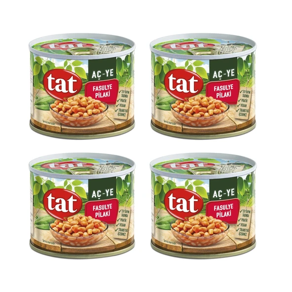 Tat Fasulye Pilaki 200 gr x 4 Adet ürün görseli