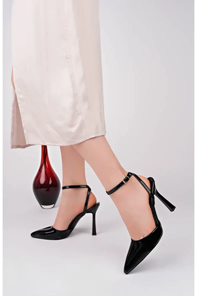 Rugan Kadın Günlük Şık Topuklu Ayakkabı - Resim 9