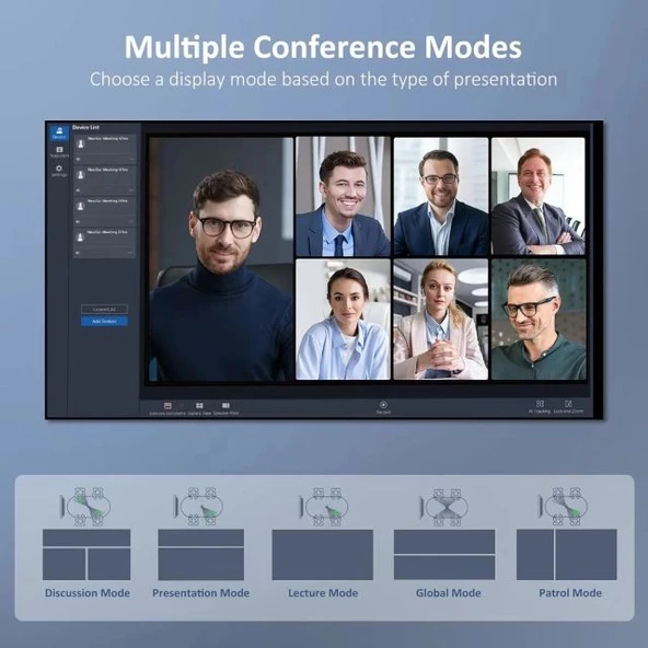 NexiGo Meeting 360 Ultra (3. Nesil) Gelişmiş Hepsi Bir Arada Konferans Kamera Sistemi - 5