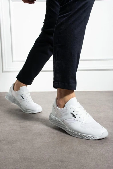 Erkek Sneaker Fileli Günlük Rahat Ayakkabı - 5
