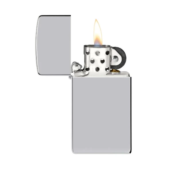 Zippo Slim HI Pol Choreme 1610 (2-2) Çakmak - Resim 2