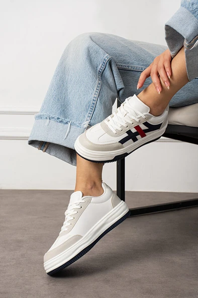 Kadın Günlük Şık Sneaker Spor Ayakkabı - 4