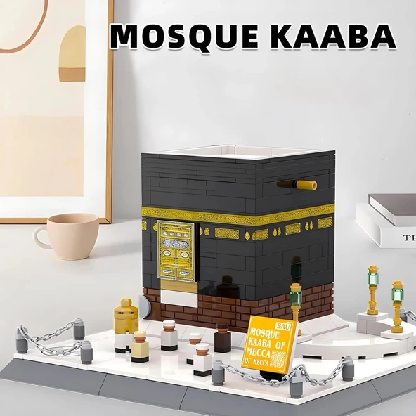 CAXIMSY İslami Kabe Model Yapı Blok Setleri Müslüman Hac Seti - 446 Parça - 3