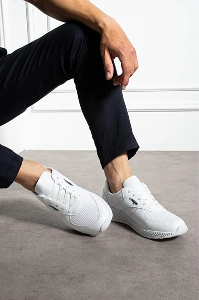 Erkek Sneaker Fileli Günlük Rahat Ayakkabı - 6