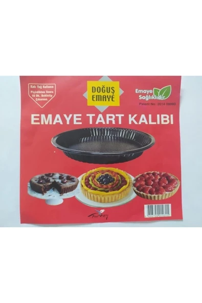 LitaeTrend Emaye Tart Turta Kalıbı Royaleks-82501 ürün görseli