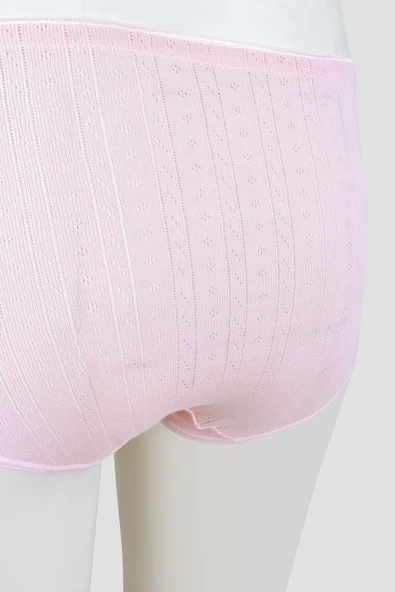 Pembe Cotton Yüksek Bel Külot - Resim 3