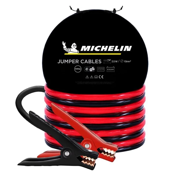 Michelin ML4002 6V/12V/24V 500Amper 2,5Metre Akü Takviye Kablosu ürün görseli