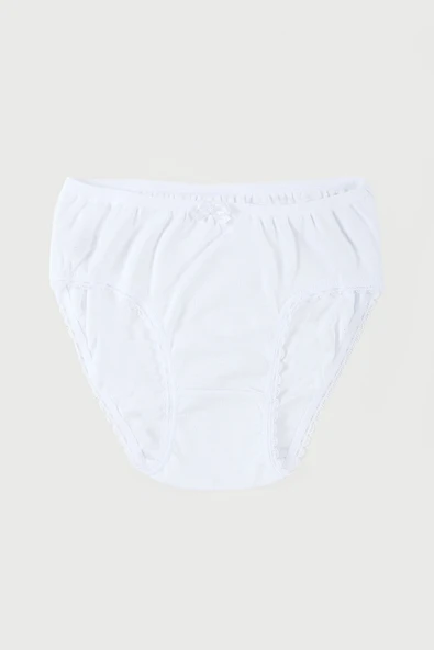 Beyaz Ribana Kız Çocuk Slip Külot ürün görseli 1