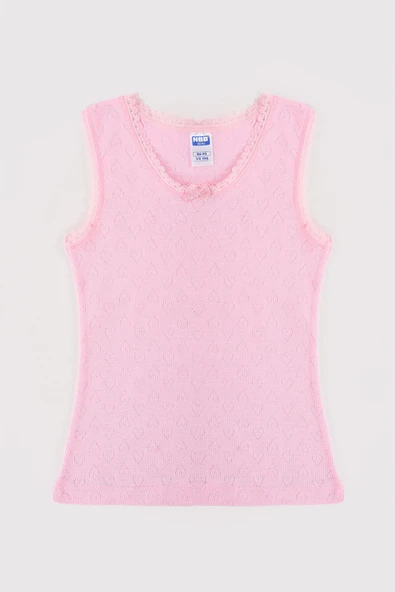 Pembe Jakarlı Kız Çocuk Atlet - 1