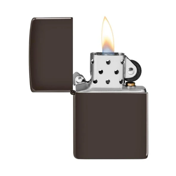 Zippo Reg Brown Matte 49180 (2-2) Çakmak - Resim 2