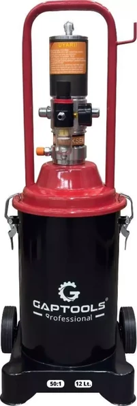 Gaptools 12lt Havalı Gres Pompası 50:1 GP-12A1