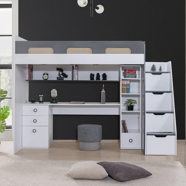 Ranza, Troya Ranza Masa Kitaplık +1 Adet Comfort Yatak - Resim 4