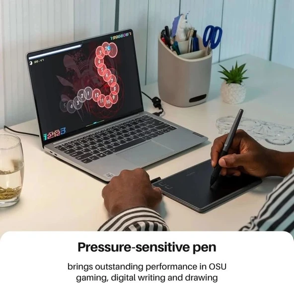 HUION Inspiroy H1060P Grafik Çizim Tableti - 4