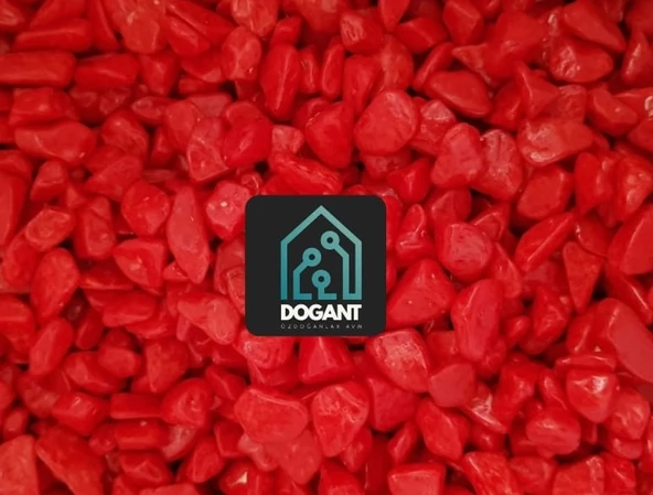 Doga  Dolomit Saksı Teraryum j Bahçe Kırmızı 2 kg Taş - 2