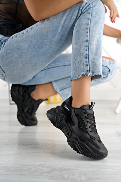 Yüksek Taban Günlük Sneaker Ayakkabı 035Z - Resim 3