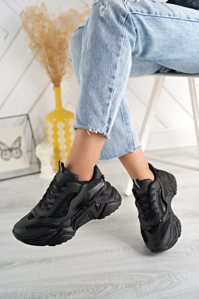 Yüksek Taban Günlük Sneaker Ayakkabı 035Z - Resim 2