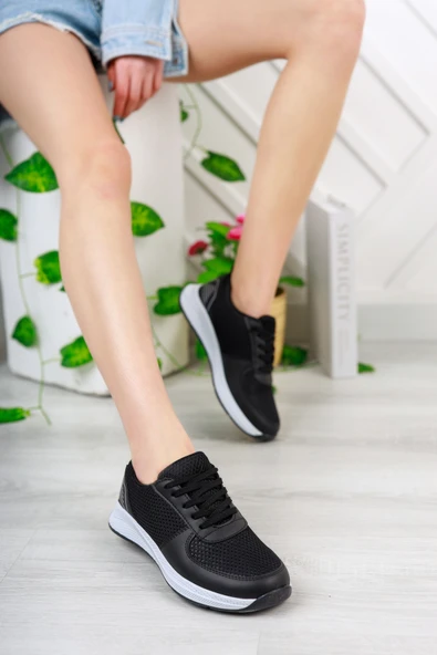 Kadın Fileli Sneaker Günlük Ayakkabı 80001 - 6