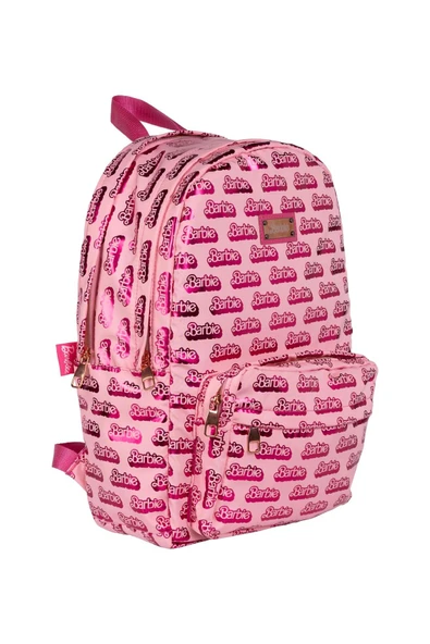 Pembe Kız Çocuk Sırt Çantası 2704-BARBIE OKUL ÇANTASI