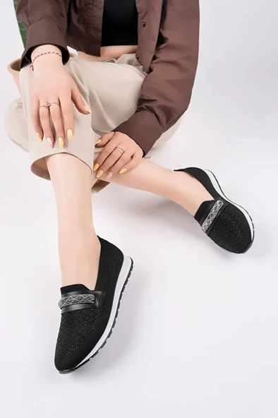 Taş Detaylı Günlük Spor Babet - Resim 2