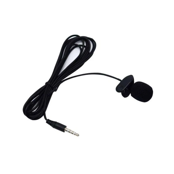 Hello 3.5MM HL-5344 3 Boğumlu AUX Kablolu Yaka ve Youtuber Mikrofonu - Resim 2