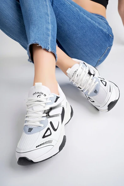 Kadın Sneaker Fileli Günlük Ayakkabı 8084 - 1