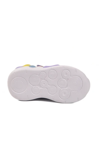 Pepino Lila Cırtlı Işıklı İçi Kürklü Anatomik Bebek Bot 2058 B - 5