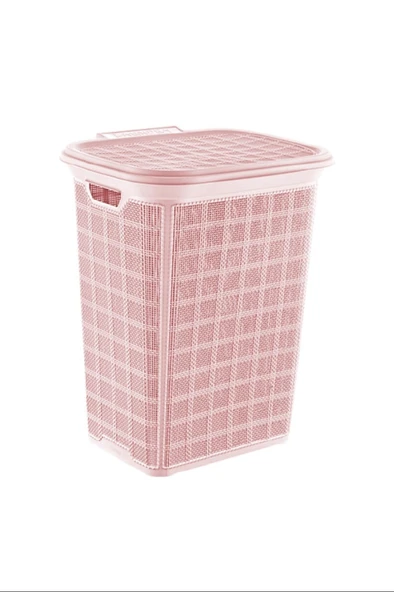 LitaeTrend Jute Kirli Çamaşır Sepeti 60 Lt Royaleks-Ak580 ürün görseli