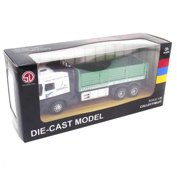 Die Cast Model Çek Bırak Hafriyat Kamyonu - 4