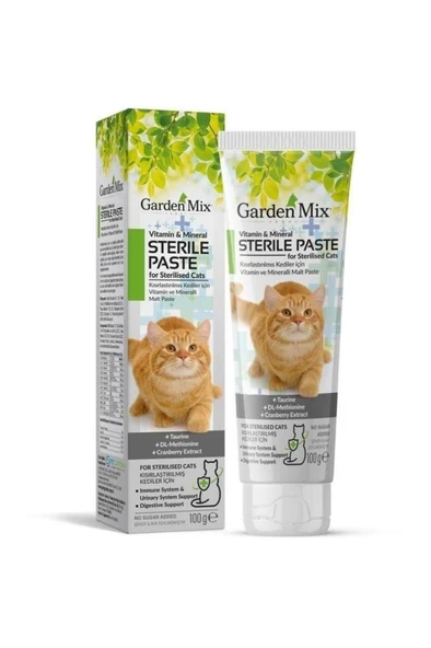 Garden Mix Kedi Steril Multivitamin Macun 100 Gram Skt: 05/2027 ürün görseli