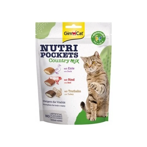 GimCat Nutripockets Kedi Ödülü Country Mix 150Gr ürün görseli