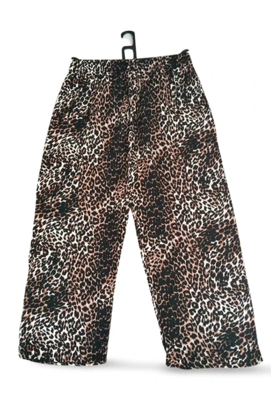 LitaeTrend İthal Viskon Geniş Paça Şık Etnik Otantik Desenli Pantolon - Royaleks - Desen2 ürün görseli 1