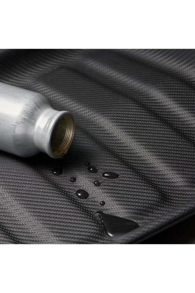 Spigen Tesla Model Y (2024-2023) Rear Trunk Arka Bagaj Alt Gizli Bölme 3D Havuz Paspas Black TL00-Y Black - 6