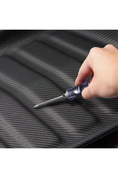 Spigen Tesla Model Y (2024-2023) Rear Trunk Arka Bagaj Alt Gizli Bölme 3D Havuz Paspas Black TL00-Y Black - 5