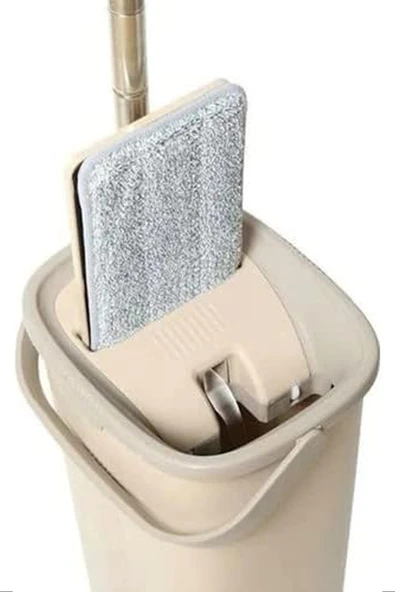 LitaeTrend Sihirli Tablet Mop Yer Duvar Silme Temizlik Kova Seti 8 LT Royaleks-F400 - Resim 3