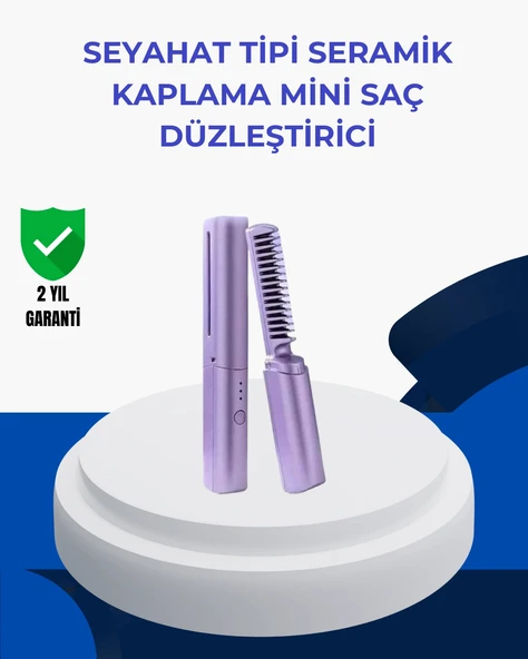Taşınabilir Saç Düzleştirici Tarak – Ayarlanabilir Isı Kontrollü ürün görseli 1