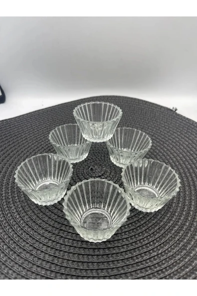 LitaeTrend Cam Mini Sosluk, Lokumluk 6'lı Royaleks-RG-2023 - 2