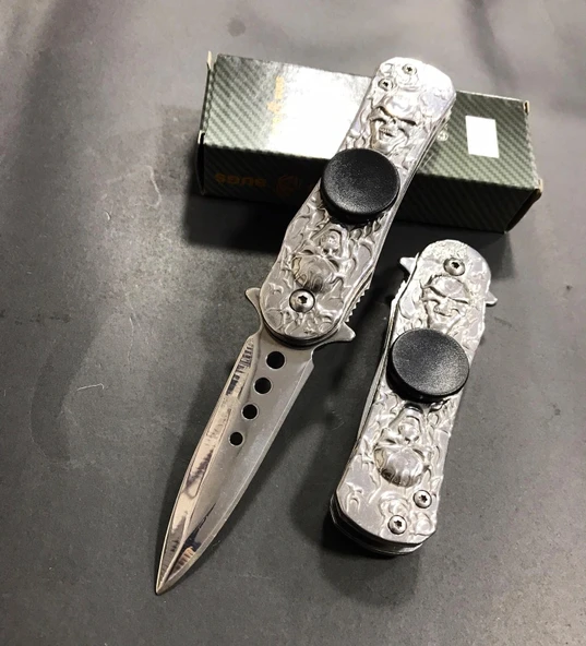 Kuru Kafa Desenli Stres Çarkı Çakı