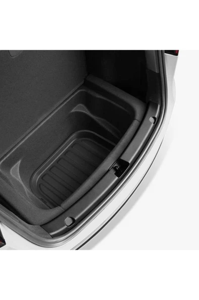 Spigen Tesla Model Y (2024-2023) Rear Trunk Arka Bagaj Alt Gizli Bölme 3D Havuz Paspas Black TL00-Y Black - 2