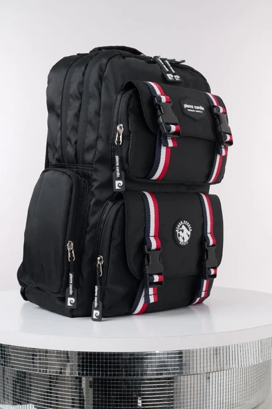 Pierre Cardin Okul Sırt Çantası Siyah 07PC1004.SYH ürün görseli