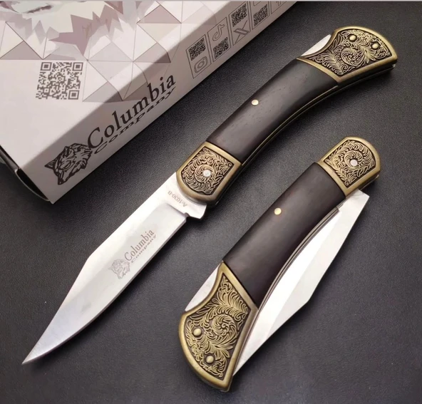 AlsepeteAvm A1030-B Nakış İşlemeli Manuel Kamp Çakısı