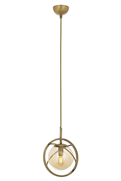 AVONNI AV-60291-1E Eskitme Kaplama Avize E14 Metal Cam 22cm - 1