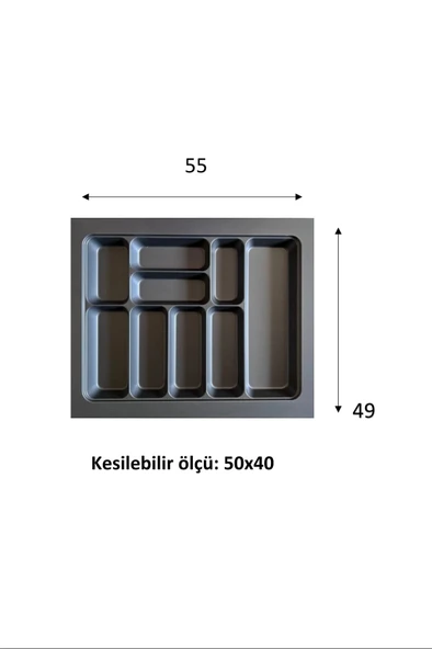 LitaeTrend 55x49 Eco Lüks Modüler Kaşıklık Royaleks-20354 - 1