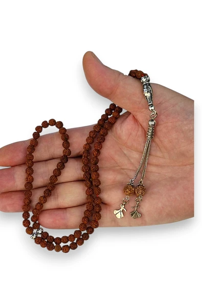 Rudrakşa Çekirdeği 99'lu Tesbih Rudraksha 458-4 - 2